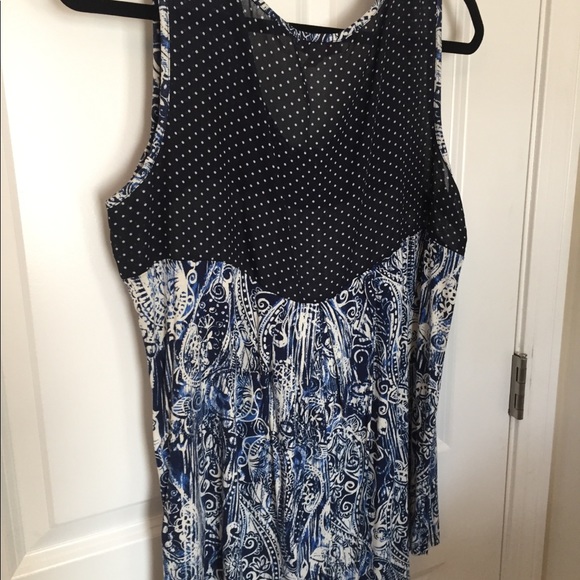 Dress Barn mixed media tank - Picture 4 of 4